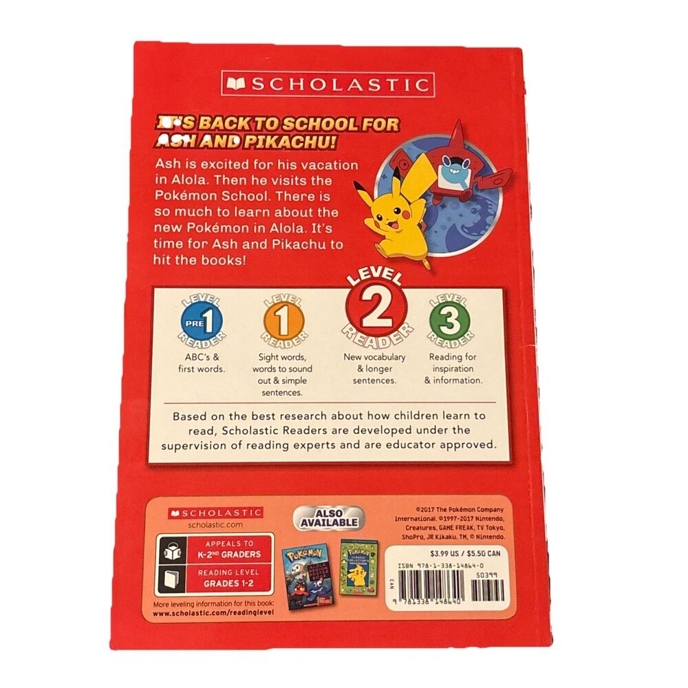 Welcome to Alola! Pokémon Sun & Moon Scholastic Level 2 Reader - Picture 5 of 7